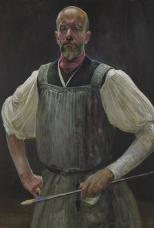 Self-Portrait, between 1908-1915. Creator: Jacek Malczewski.