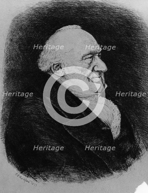 Sir Moses Montefiore (1784-1885), Jewish banker and philanthropist. Artist: Unknown