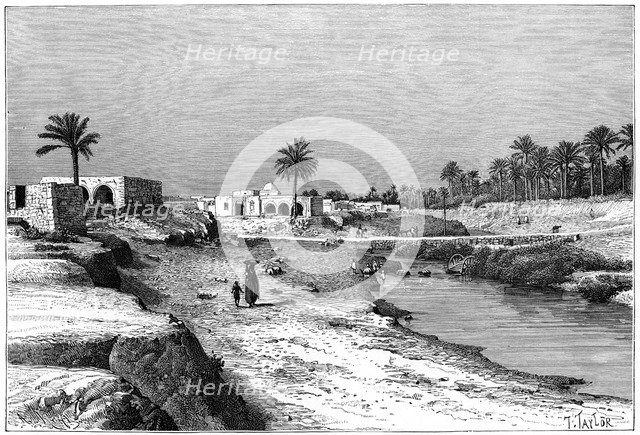 Cabes, Tunisia, 1895.Artist: Armand Kohl