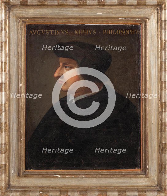 Portrait of the philosopher Agostino Nifo, 18th century. Creator: Anonymous.