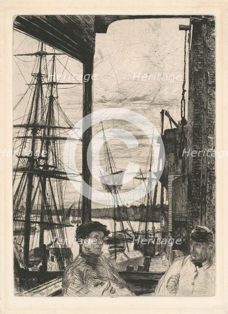 Rotherhithe, 1860. Creator: James Abbott McNeill Whistler.