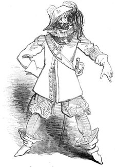 St. James's Theatre - The Amateurs - Capt. Bobadil, (Mr. Charles Dickens), 1845. Creator: Unknown.