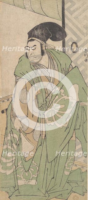 The First Nakamura Nakazo in the Role of Ko no Moronao, June 1786. Creator: Katsukawa Shunko.