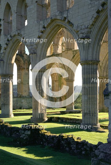 Rievaulx Abbey, North Yorkshire, 1997. Artist: N Corrie