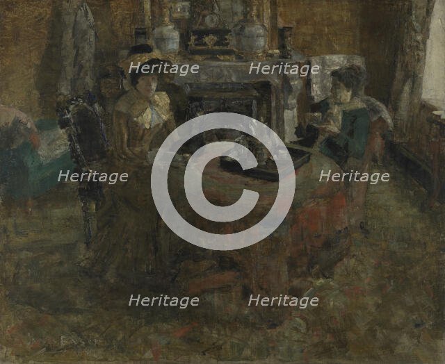 Afternoon in Ostend, 1881. Creator: James Ensor.