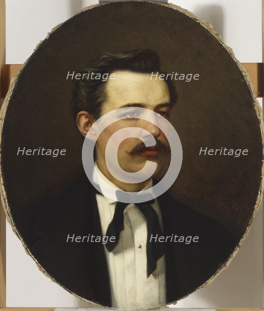 Portrait of Karl Emanuel Jansson, 1879. Creator: August Fredrik Ahlstedt.