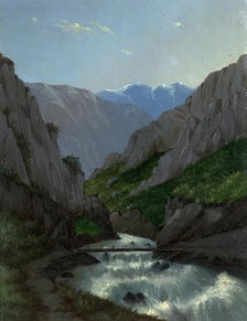 Jasper quarry on the Korgon River, 1880-1897. Creator: Pavel Mikhailovich Kosharov.