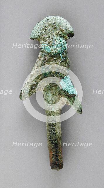 Double Barbed Model Arrow Tip, Ptolemaic Period-Roman Period (323 BCE -300 CE). Creator: Unknown.