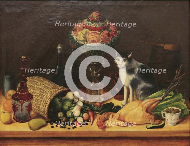 Still Life, 1840-1860. Creator: Arrieta, José Agustín (1802-1879).