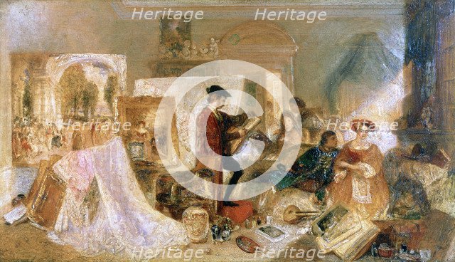 'Watteau Study by Fresnoy's Rules', 1831. Artist: JMW Turner