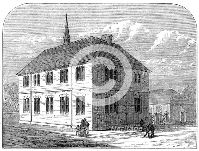 Mount Charles Elementary Schools, St. Austell, Cornwall, 1872. Creator: Unknown.