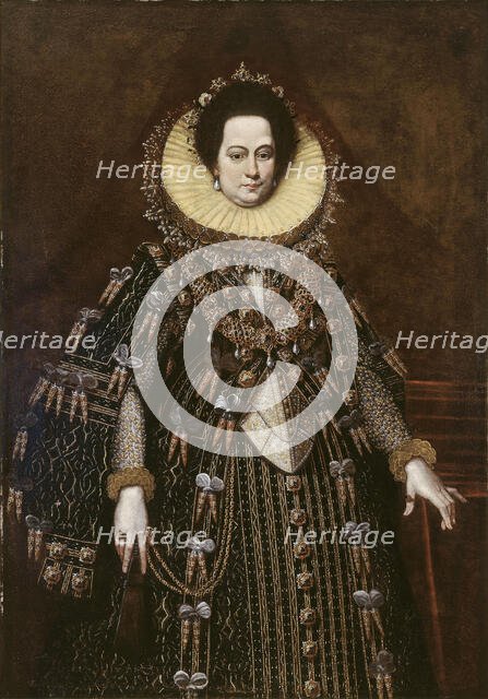 Portrait of Margherita Aldobrandini (1588-1646), Duchess of Parma and Piacenza, 1622-1627. Creator: Anonymous.