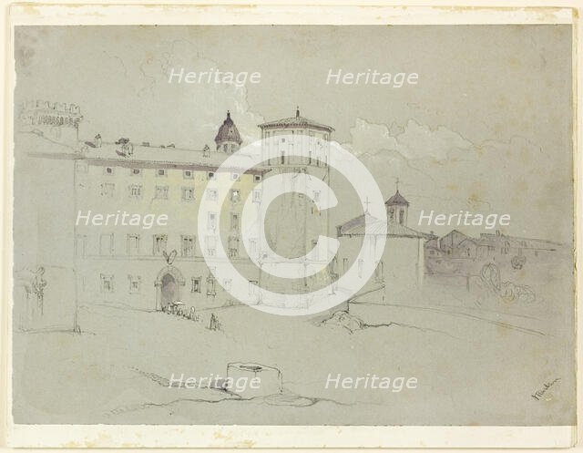 Viterbo, c. 1840-49. Creator: John Ruskin.