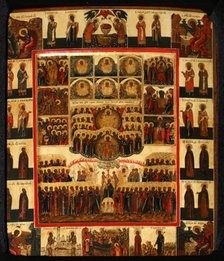 The Hexameron, Early 19th cen.. Artist: Russian icon  