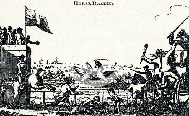 Horse Racing, (c1804), 1903. Artist: Unknown