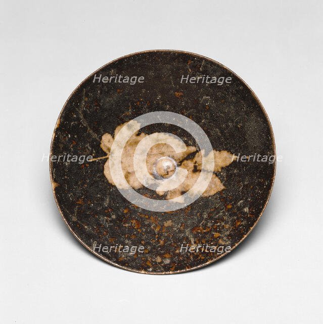 Conical Bowl with Decoration of Three Leaves, Southern Song dynasty, 12th/13th century. Creator: Unknown.