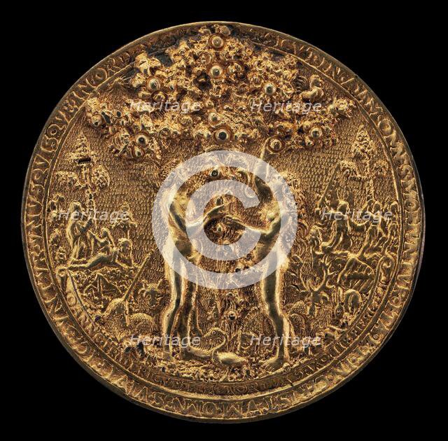 The Fall of Man [obverse], 1535/1574. Creator: Reinhart, Hans.