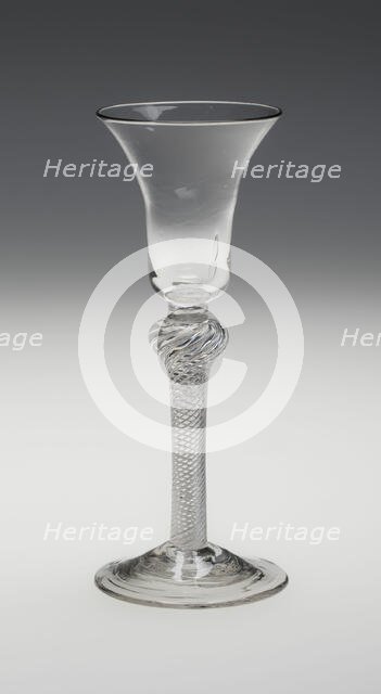 Wine Glass, England, c. 1785. Creator: Unknown.