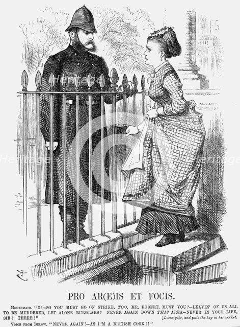 'Pro Ar(e)is Et Focis', 1872. Artist: Joseph Swain