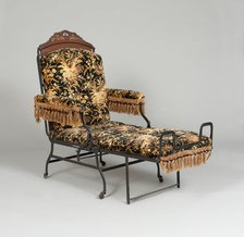 Chair, 1876. Creator: Marks Adjustable Folding Chair Company.