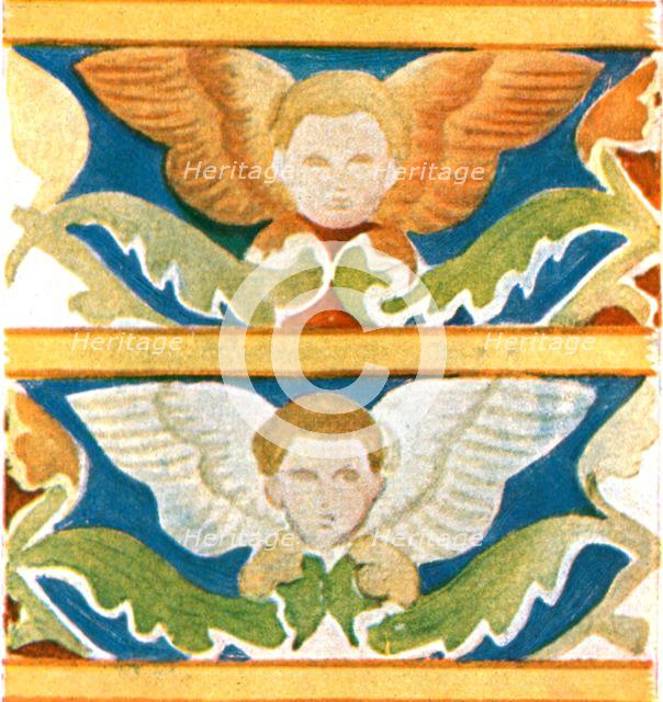 Decoration in the Basilica of Saint Francis, Assisi, Italy, (1928). Creator: Unknown.