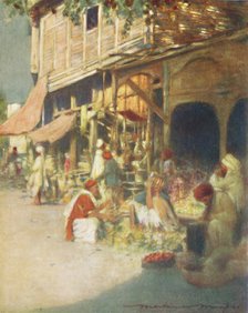 'A Rag Shop', 1905. Artist: Mortimer Luddington Menpes.