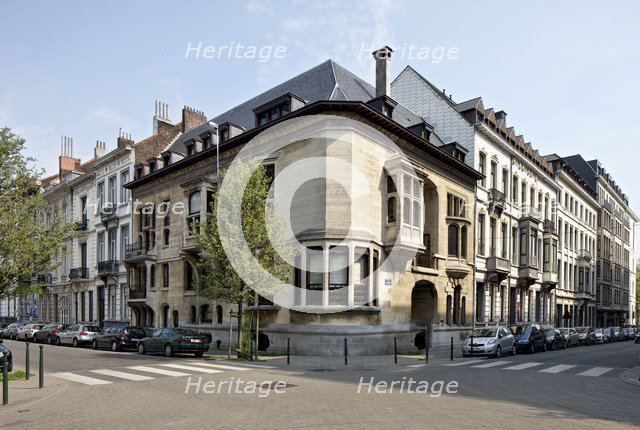 Hotel Otlet, 13 Rue de Florence, Brussels, Belgium, c2014-2017. Artist: Alan John Ainsworth.