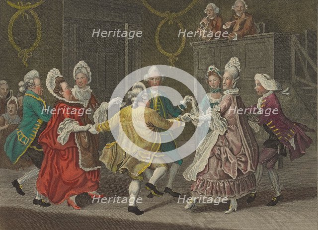 The Cotillion Dance, 1771.