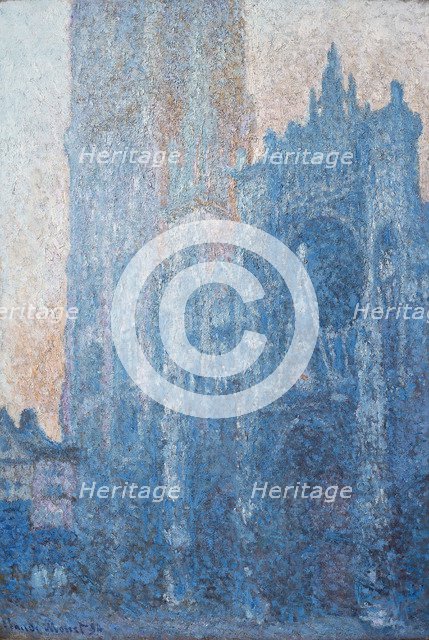The Portal of the Rouen Cathedral in Morning Light, 1894. Artist: Monet, Claude (1840-1926)