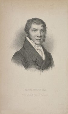 Portrait of the violinist and composer Karol Kurpinski (1785-1857). Creator: Fajans, Maksymilian (1827-1890).