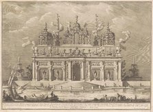 The Prima Macchina for the Chinea of 1765: The Garden of the Hesperides, 1765. Creator: Giuseppe Vasi.