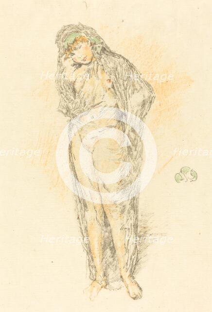 Draped Figure, Standing, 1891. Creator: James Abbott McNeill Whistler.