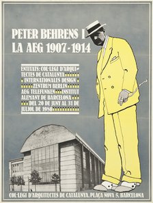 Peter Behrens and AEG 1907-1914 (Poster). Artist: Anonymous 