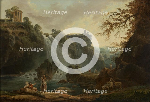 Les Cascatelles de Tivoli, 1776. Creator: Hubert Robert.