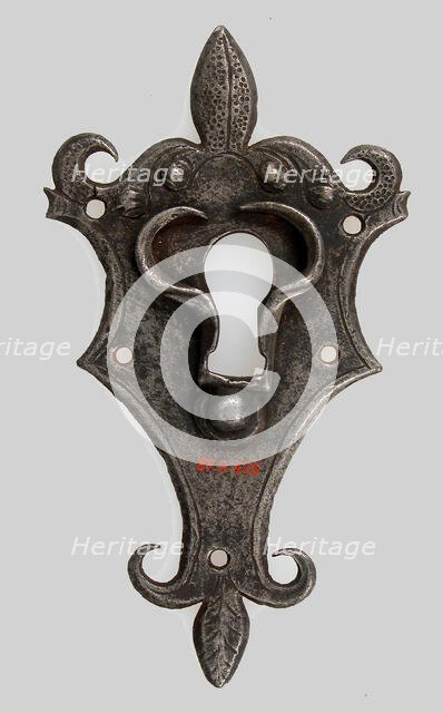 Escutcheon plate, German, 16th century. Creator: Unknown.