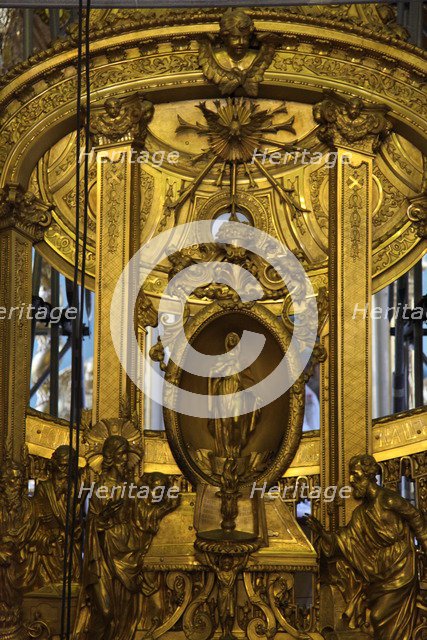 Interior detail, Peter and Paul Cathedral, St Petersburg, Russia, 2011. Artist: Sheldon Marshall
