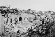 How the Przemysl Forts were wrecked, between 1914 and c1915. Creator: Bain News Service.