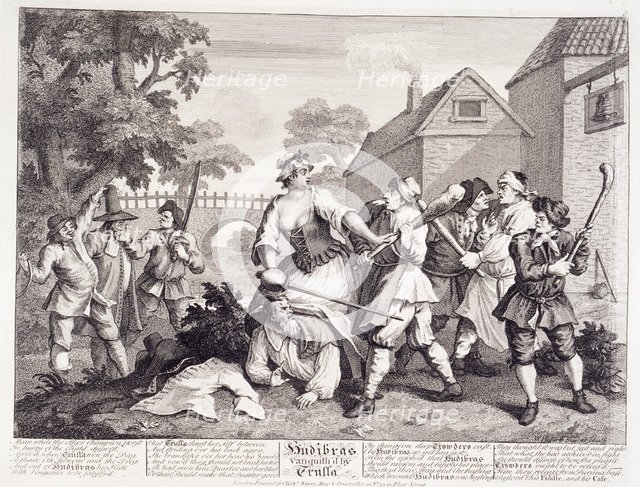 'Hudibras Vanquished by Trulla', 18th century. Artist: William Hogarth