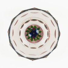 Paperweight, France, c. 1848-55. Creator: Saint-Louis Glassworks.