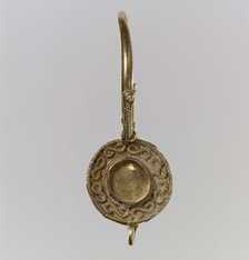 Earring, Langobardic or Byzantine (?), 6th-7th century. Creator: Unknown.