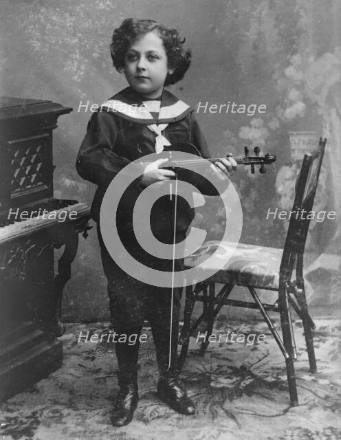 Jascha Heifetz, between c1910 and c1920. Creator: Bain News Service.