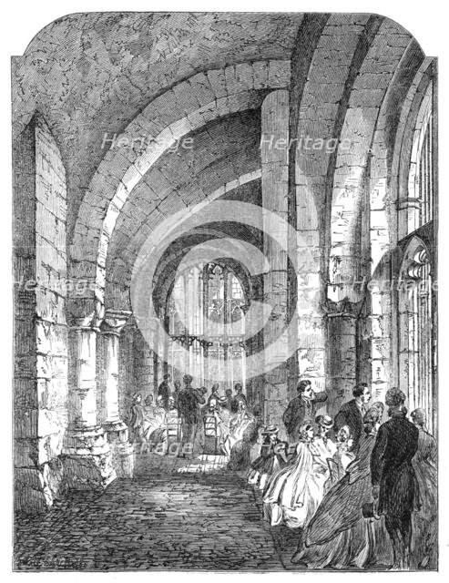 The Gloucester Music Festival: the Clerestory, Gloucester Cathedral, 1865. Creator: Unknown.