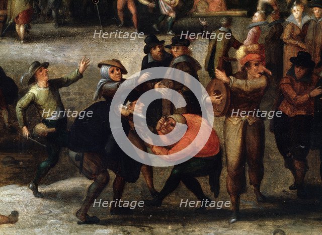 'Carnival' (detail), early 17th century. Artist: Louis de Caullery