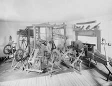 The Spinning room at Mt. Vernon, c.between 1910 and 1920. Creator: Unknown.