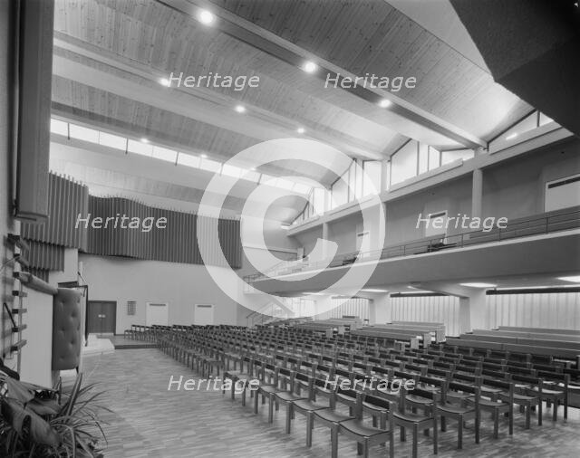 Broadmead Baptist Church, Union Street, Broadmead, Bristol, 02/12/1969. Creator: John Laing plc.