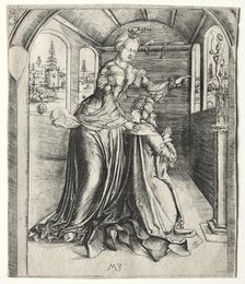 Solomon Worshipping Idols, 1501. Creator: Master MZ (German).