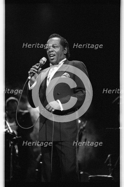 Lou Rawls, Royal Albert Hall, 1990. Artist: Brian O'Connor.