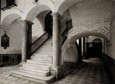 Women's hospital, Cádiz: 18th century staircase, c1900. Creator: Unknown.