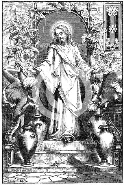 The Wedding at Cana, 1870. Artist: Unknown