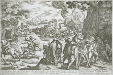 The Age of Iron, 1599. Creators: Antonio Tempesta, Nicolaus van Aelst.